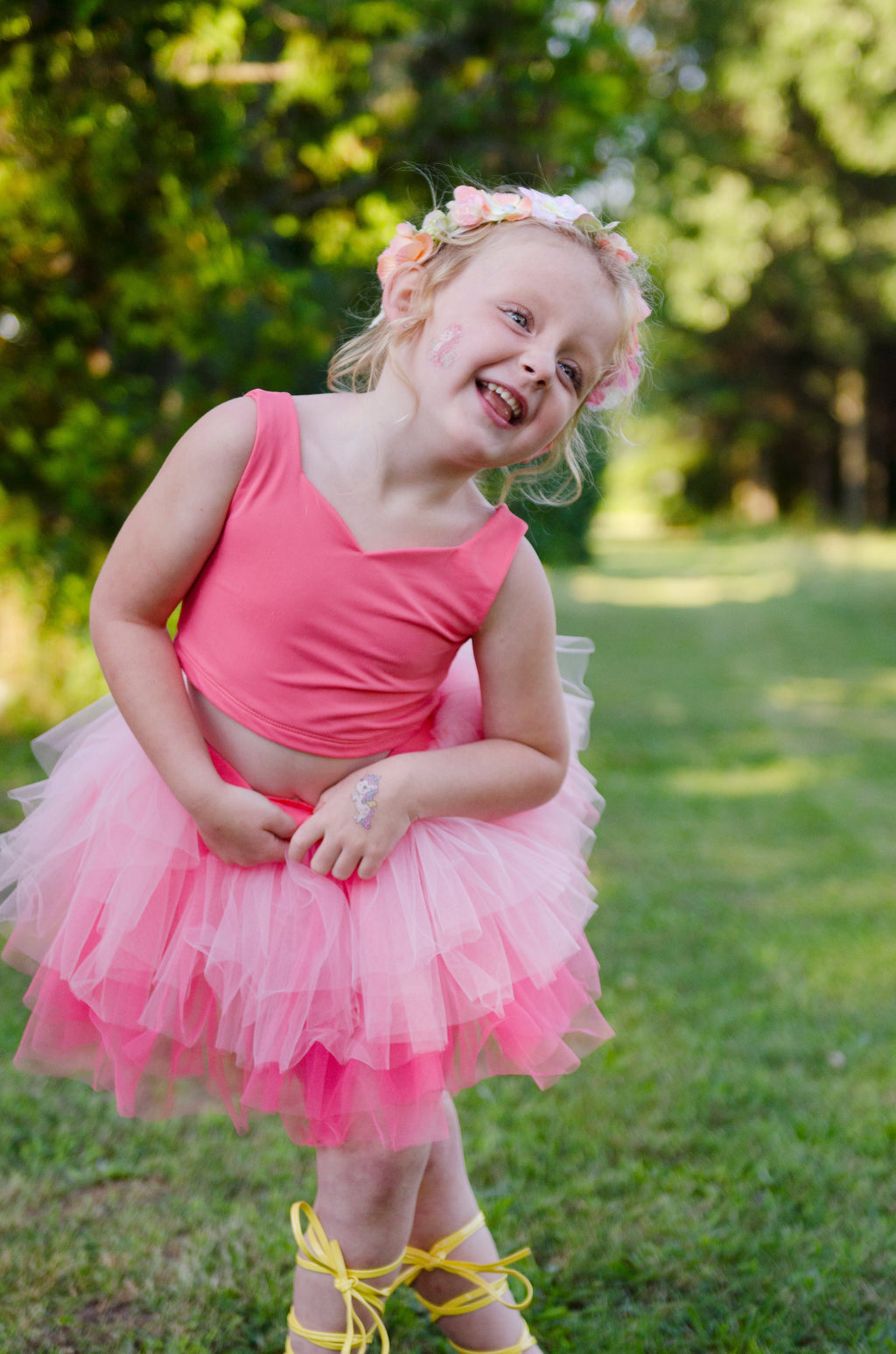Coral Bamboo two piece set