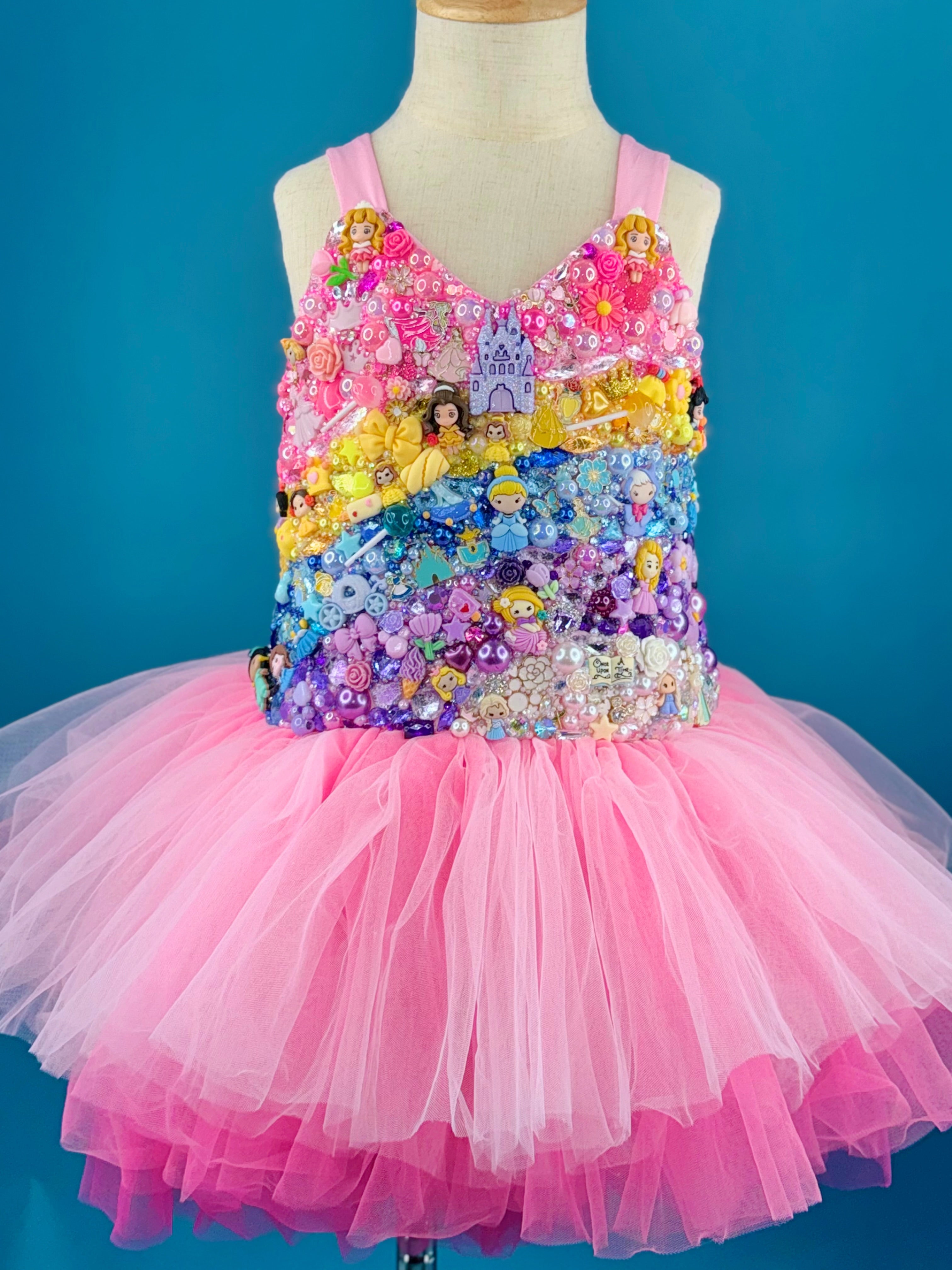 GEMMED TUTU LEOTARD (any theme)