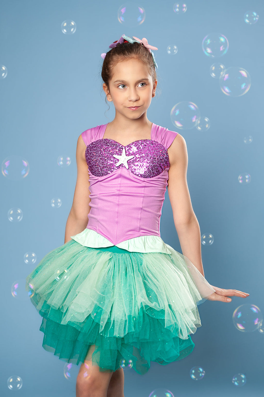 Ariel mermaid Bamboo tutu set Ready to ship