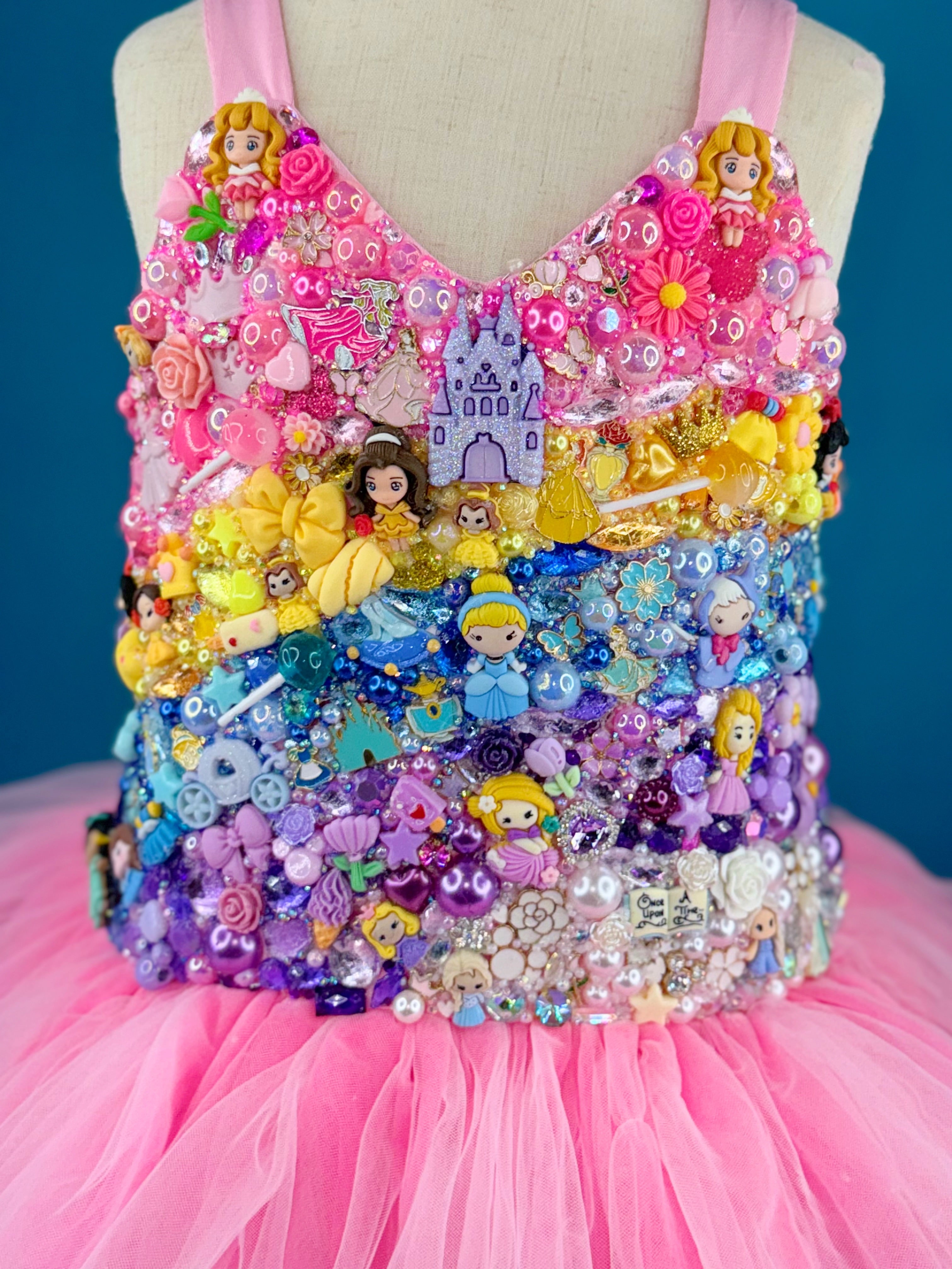 GEMMED TUTU LEOTARD (any theme)