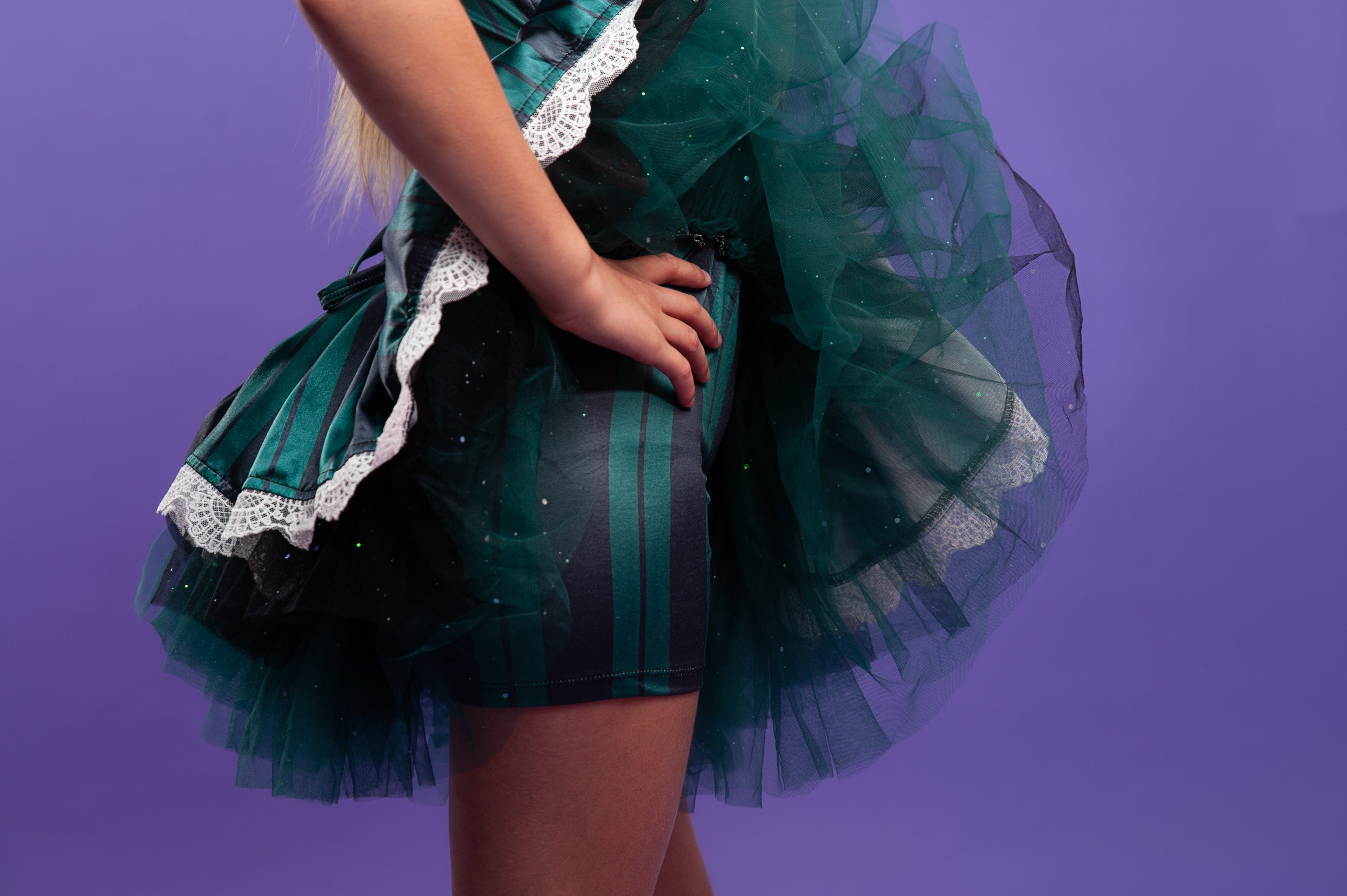 Disney Haunted Mansion three piece tutu set full coverage