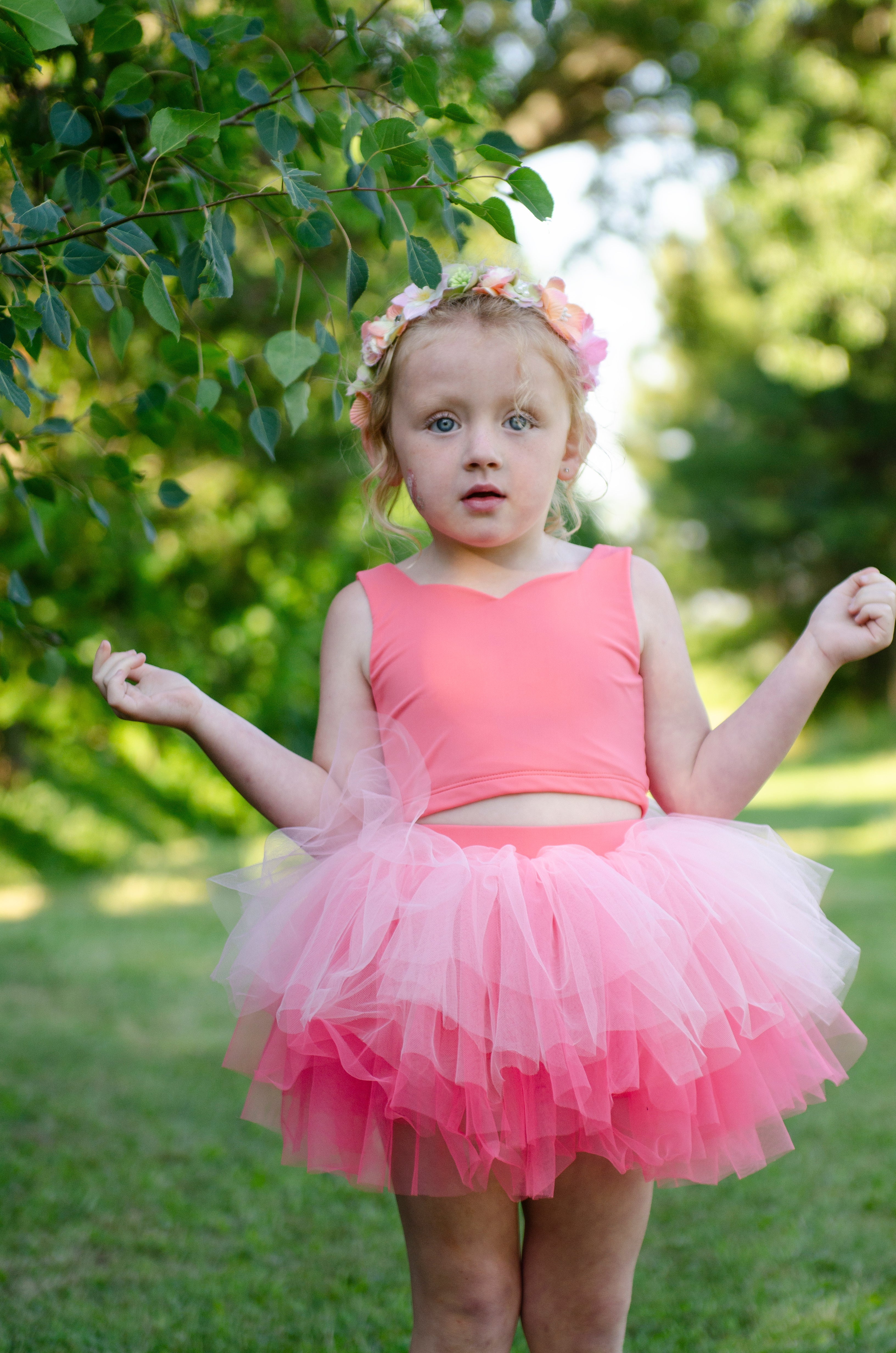 Coral Bamboo two piece set