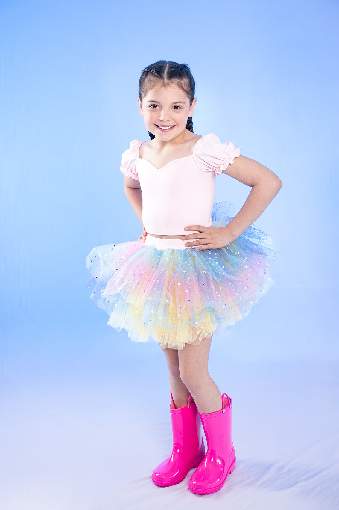 Pastel Rainbow Bamboo two piece