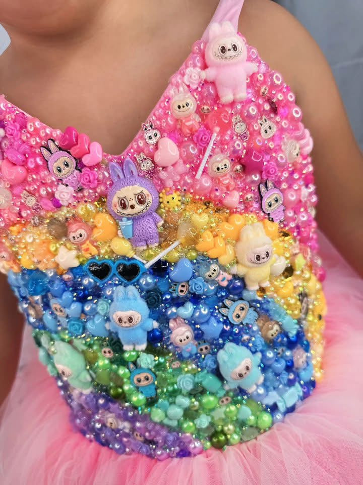 GEMMED TUTU LEOTARD (any theme)