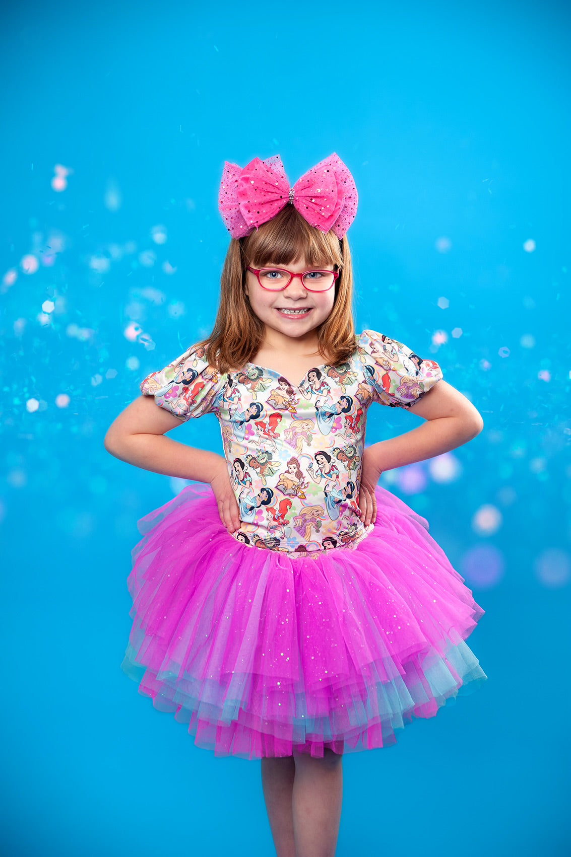 Princess puff sleeve two piece set