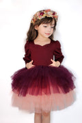 plum, pink soft tulle tutu Leo