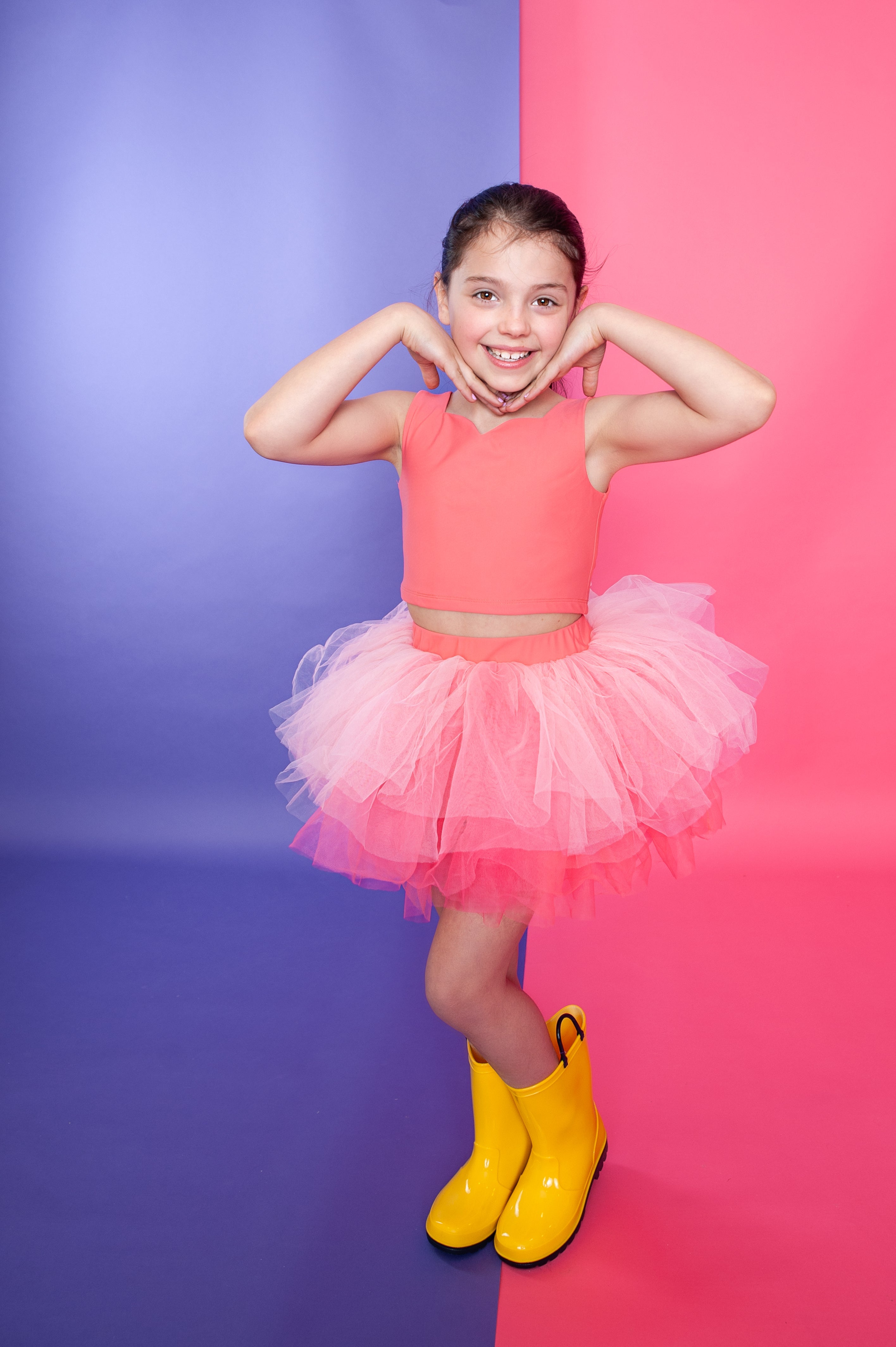 Coral Bamboo two piece set