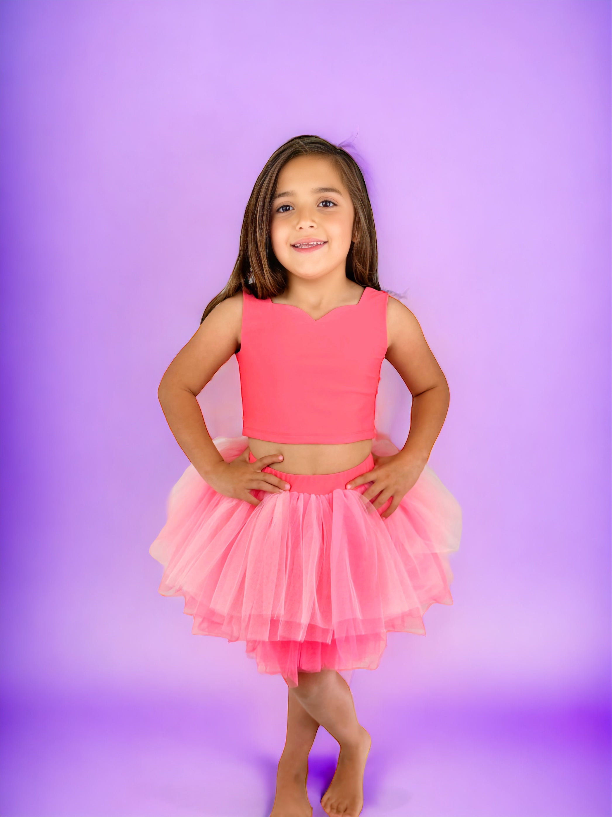 Coral Bamboo two piece set