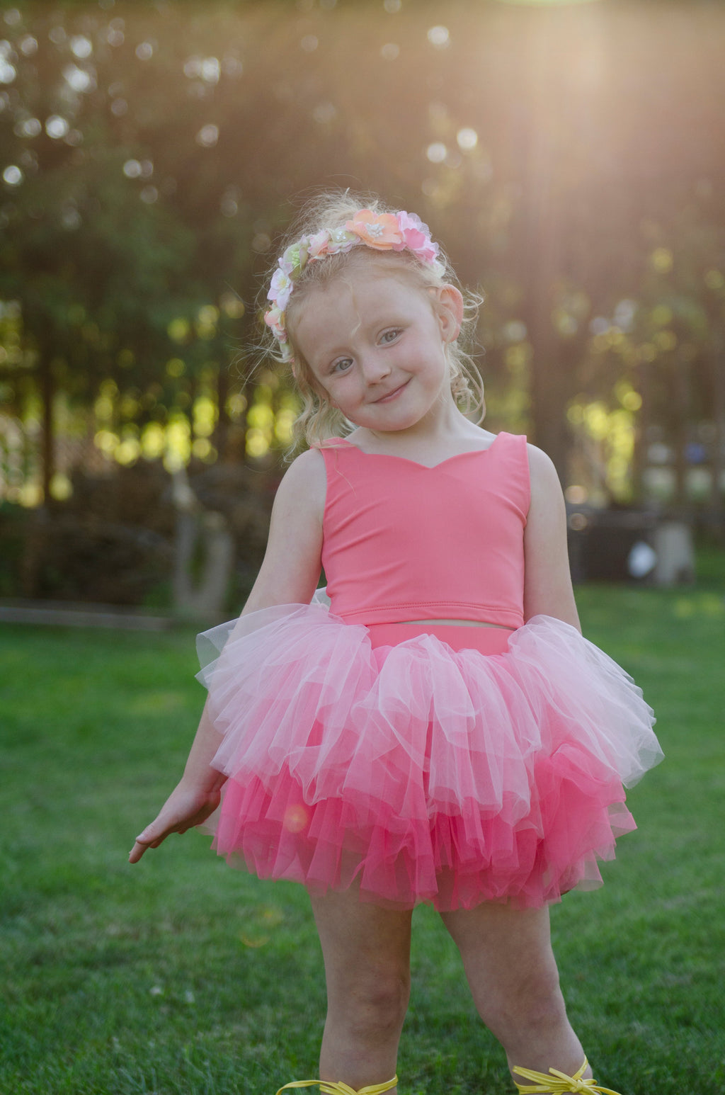 Coral Bamboo two piece set
