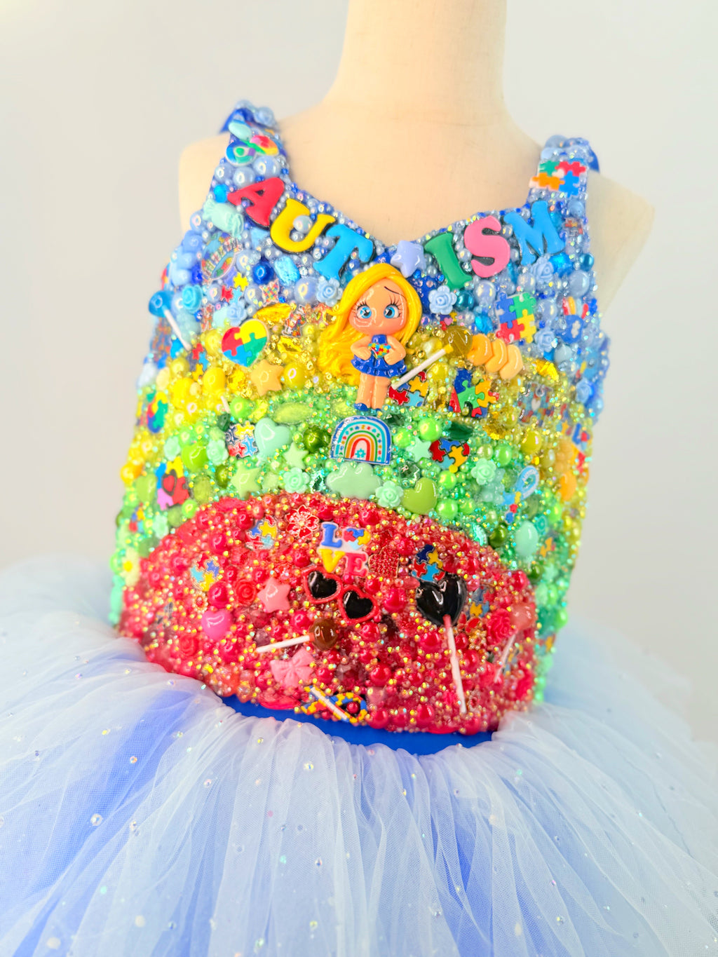 GEMMED TUTU LEOTARD (any theme)