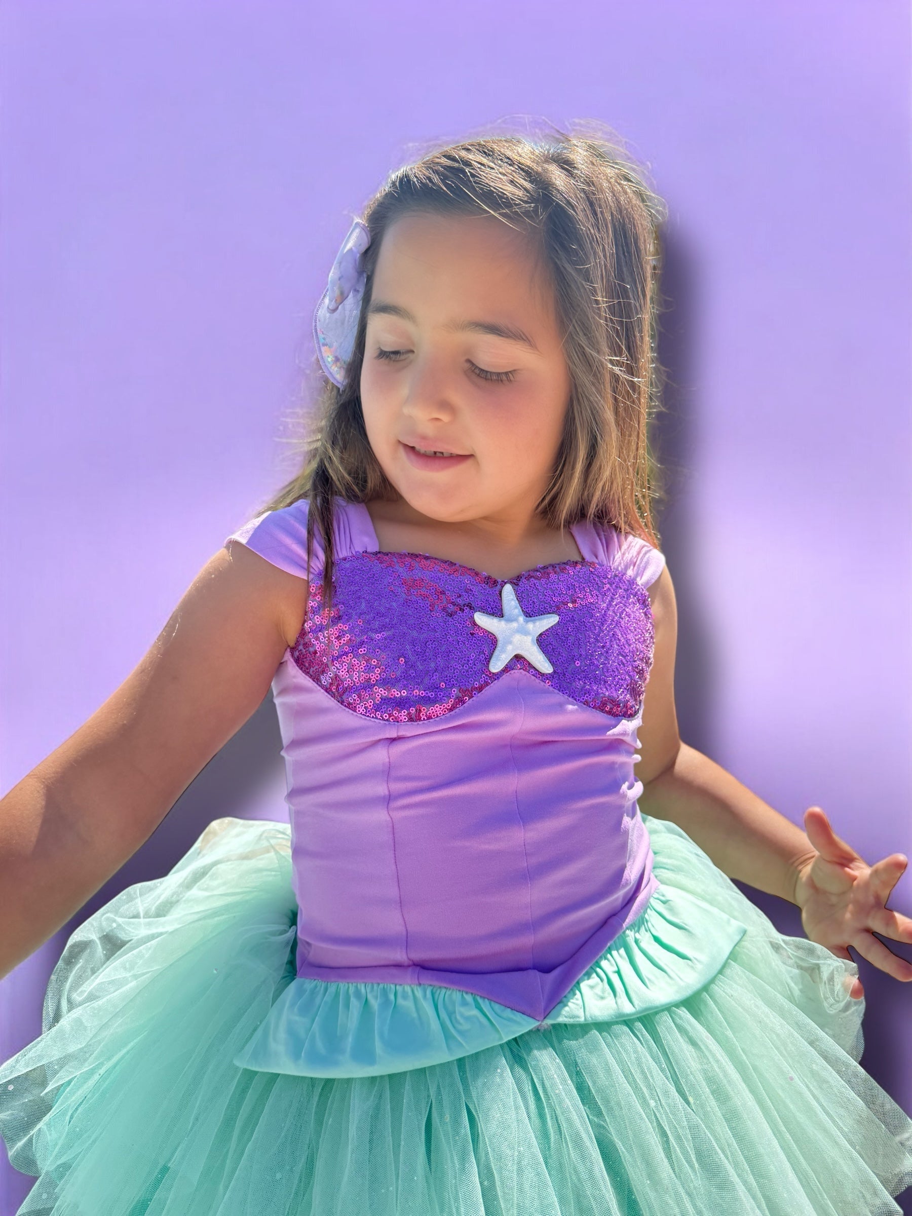 Ariel mermaid Bamboo tutu set Ready to ship