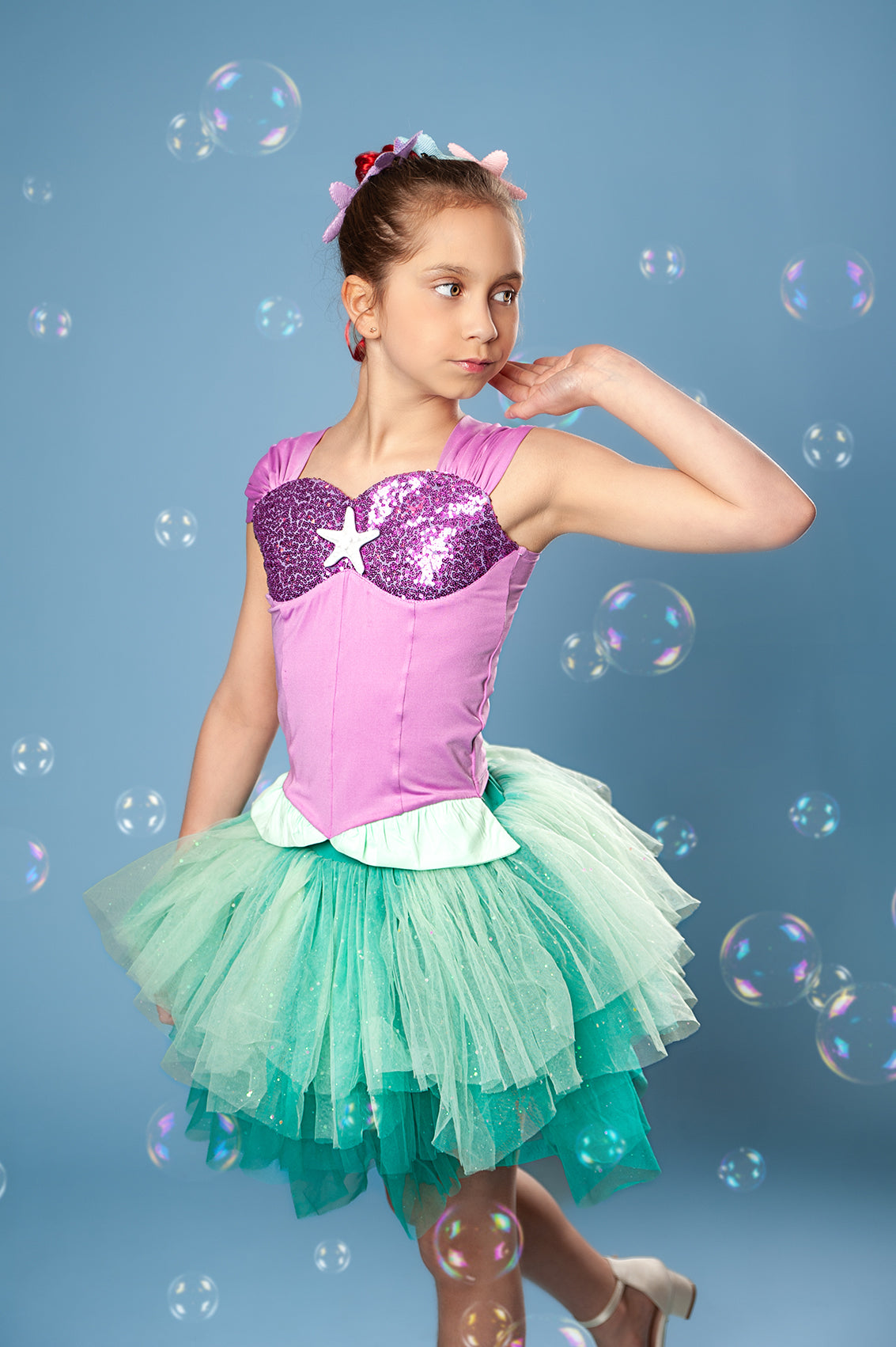 Ariel mermaid Bamboo tutu set Ready to ship