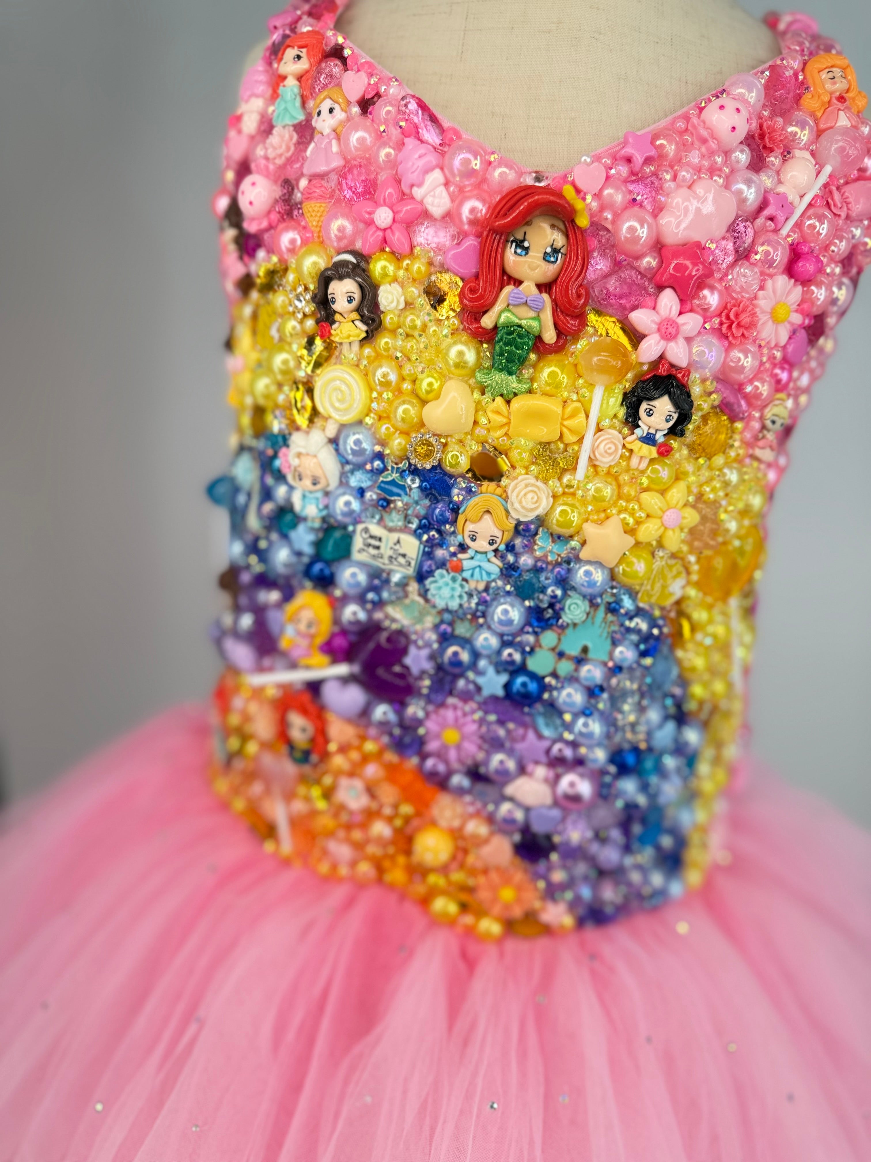 GEMMED TUTU LEOTARD (any theme)