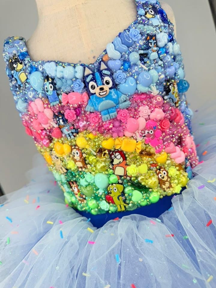 GEMMED TUTU LEOTARD (any theme)