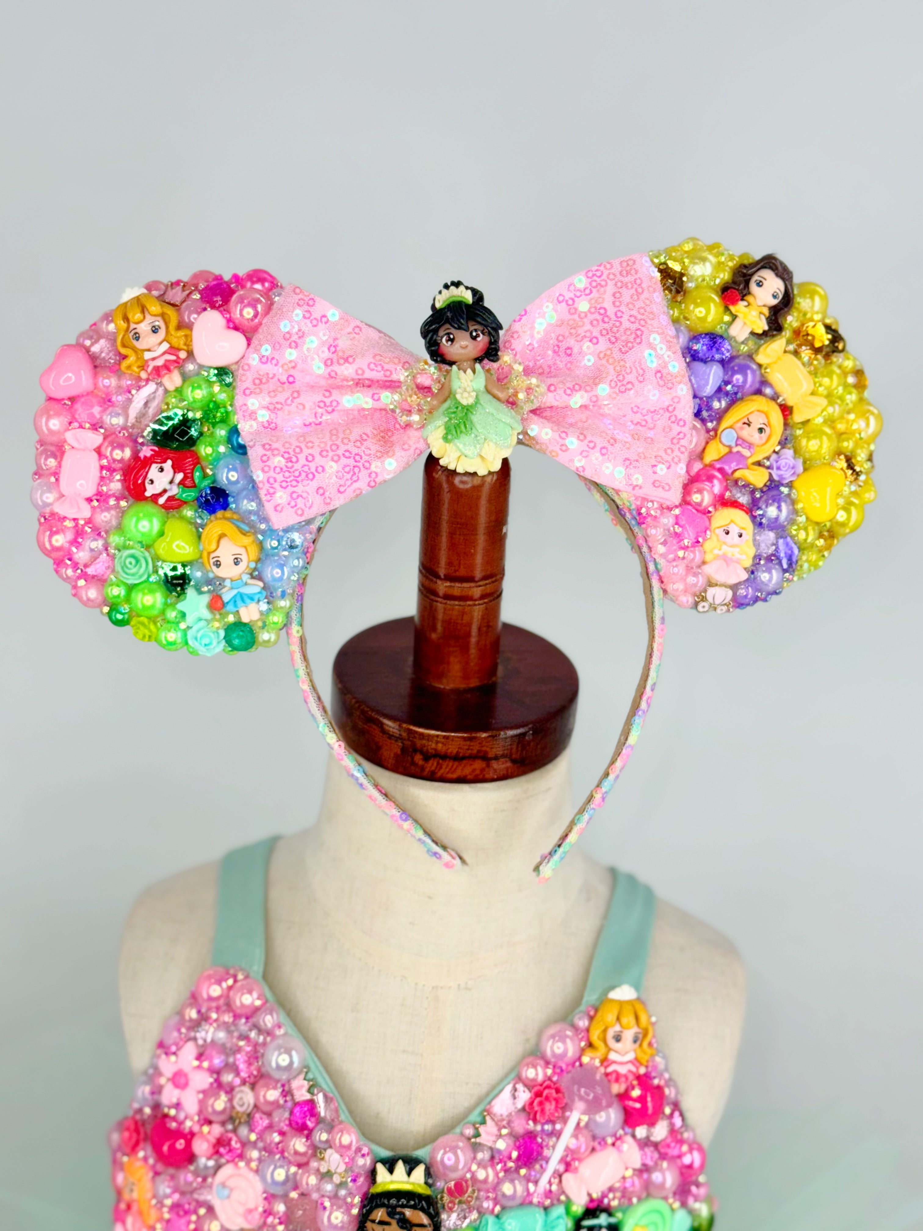 Gemmed ears headband ADULT