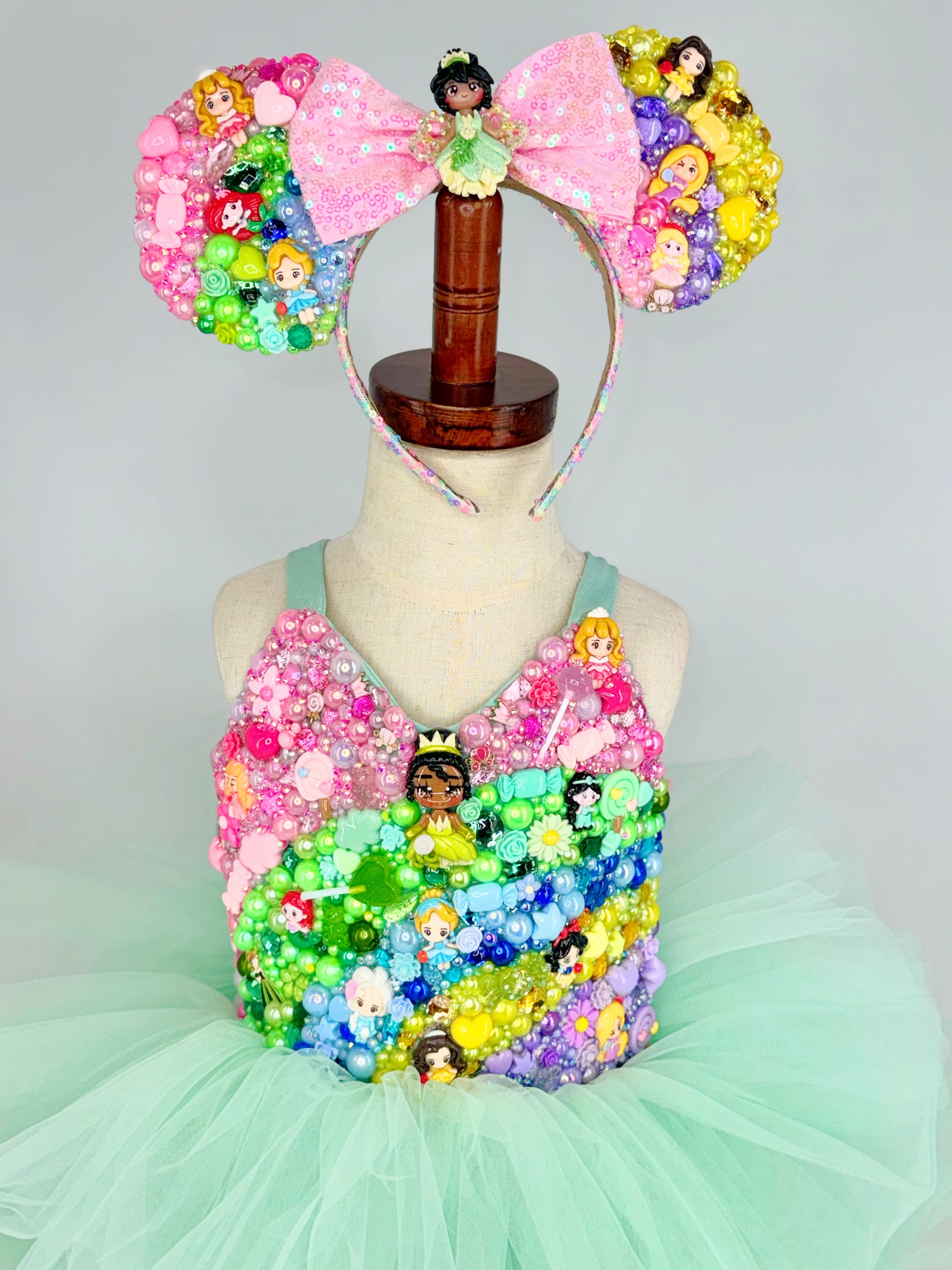 GEMMED TUTU LEOTARD (any theme)