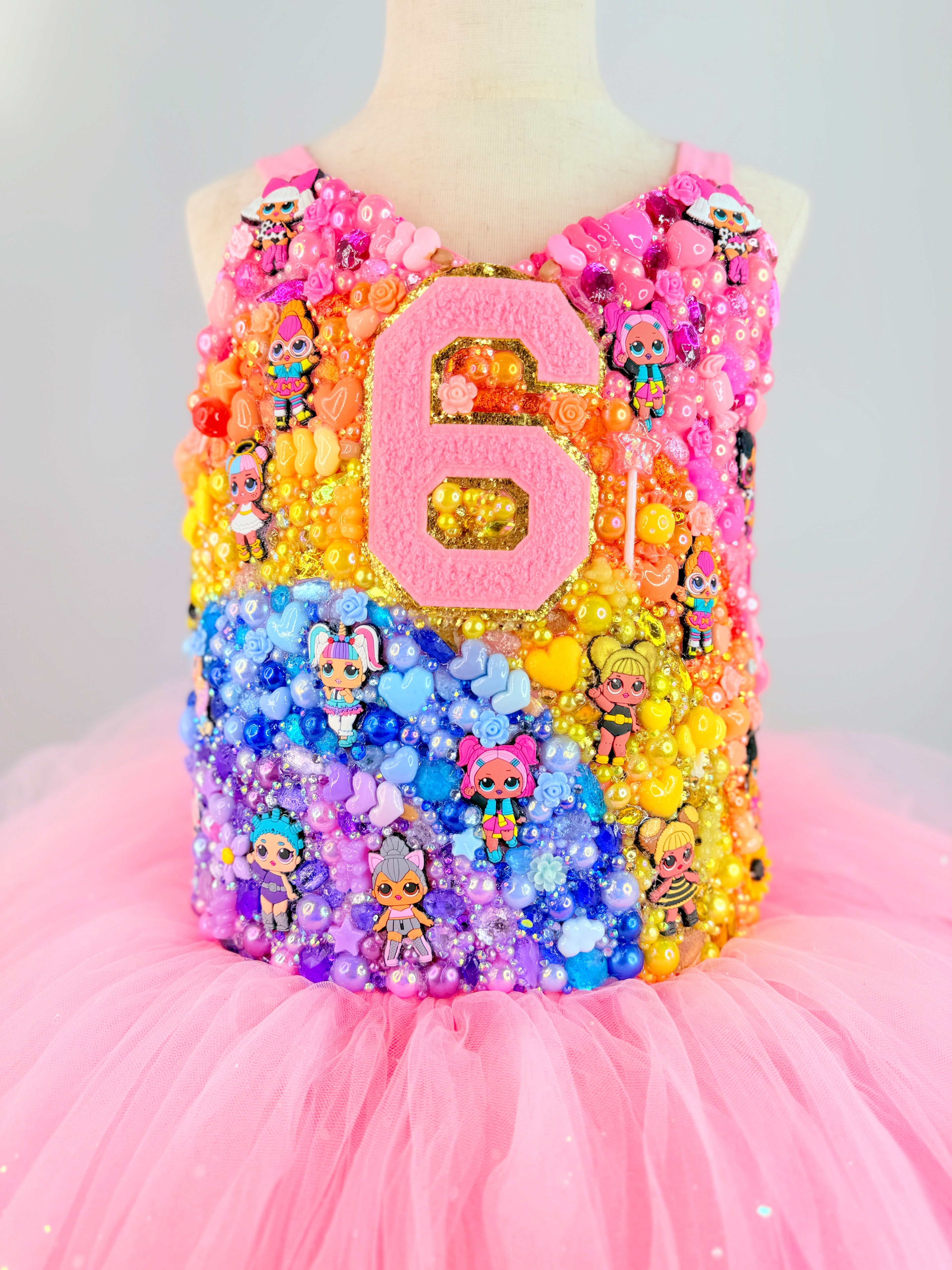 GEMMED TUTU LEOTARD (any theme)