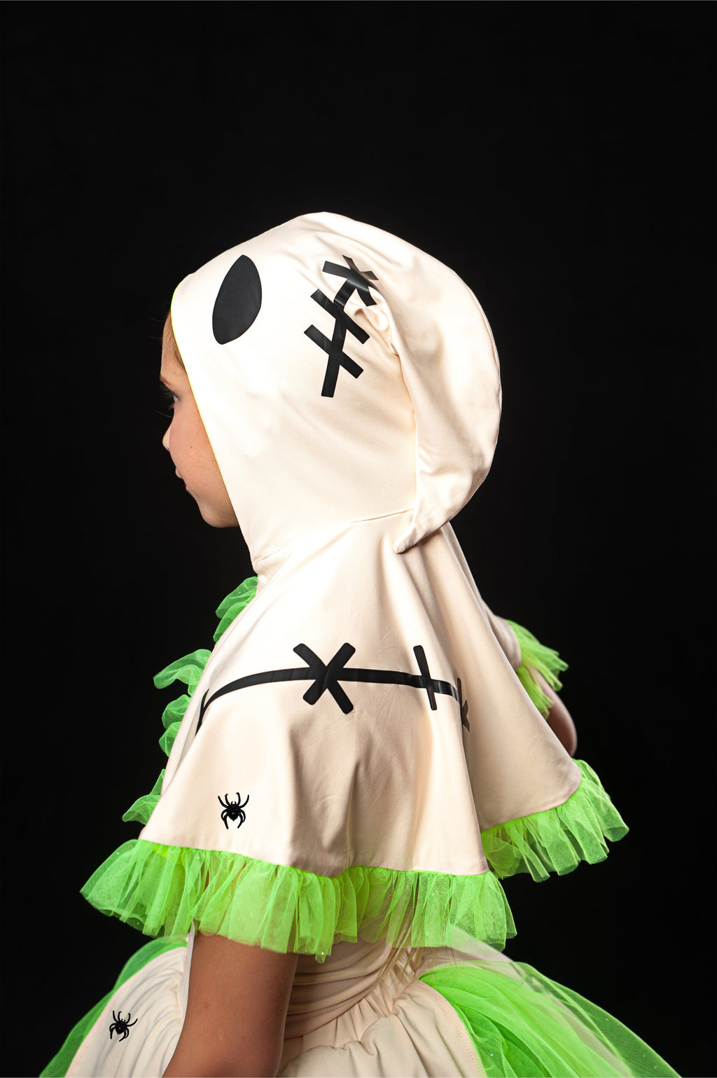 Oggie Boogie man three piece tutu set full coverage (cape included)