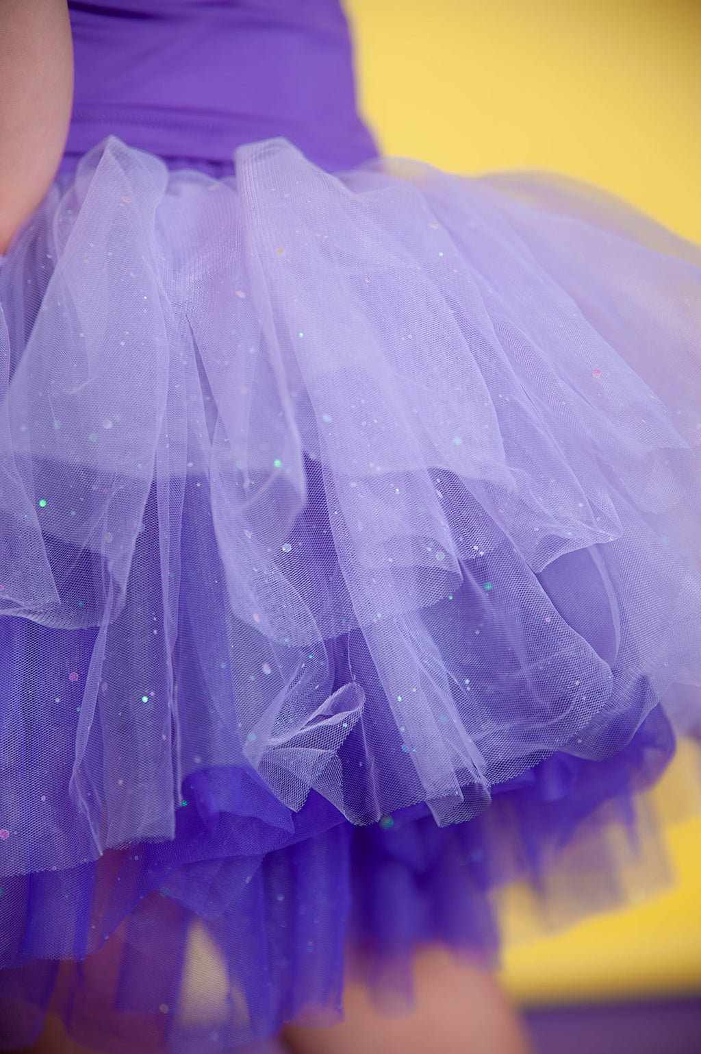 Purple two piece bamboo tutu set