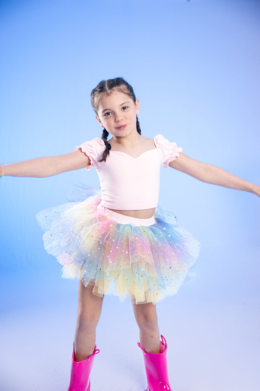 Pastel Rainbow Bamboo two piece