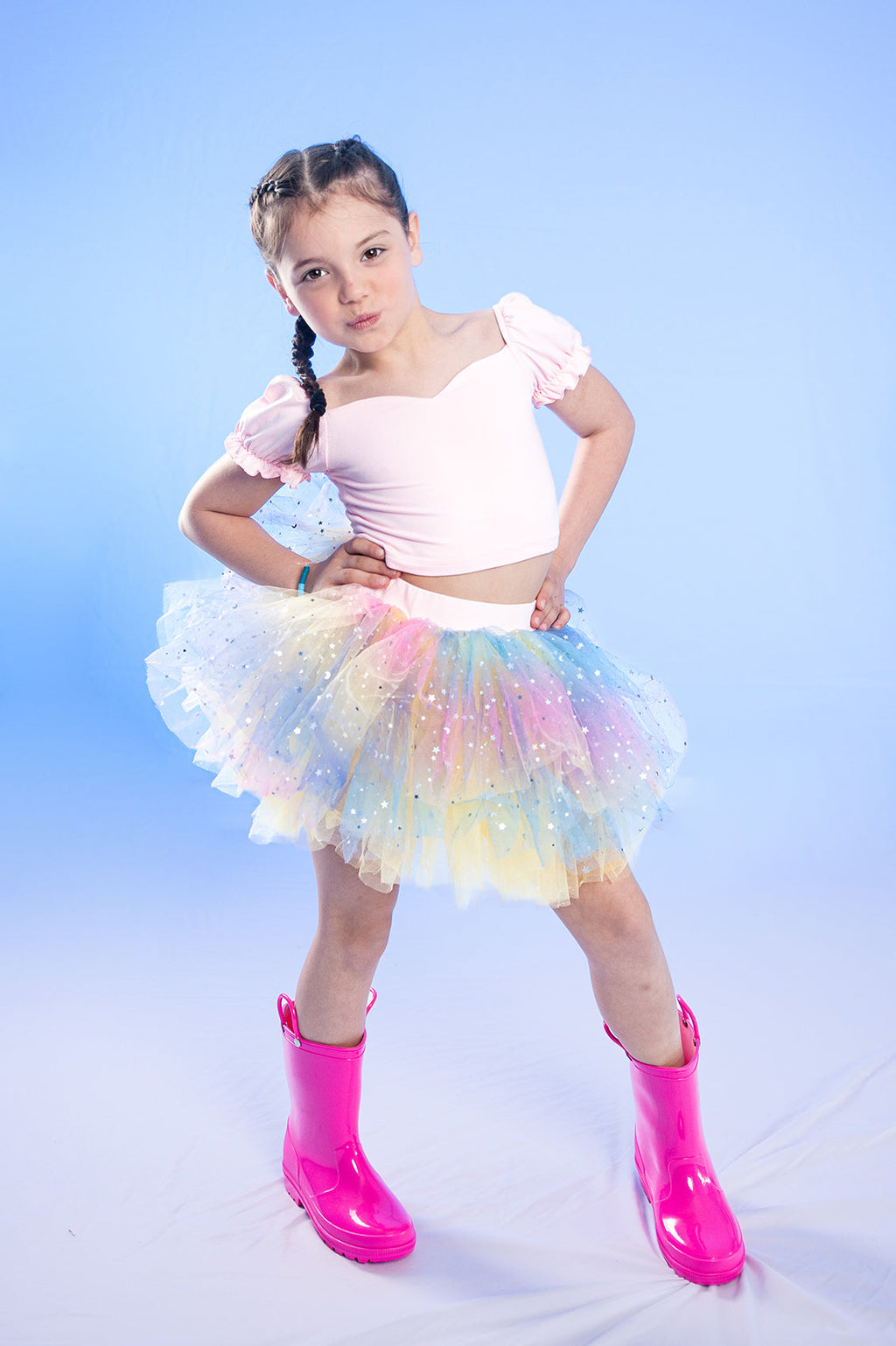 Pastel Rainbow Bamboo two piece