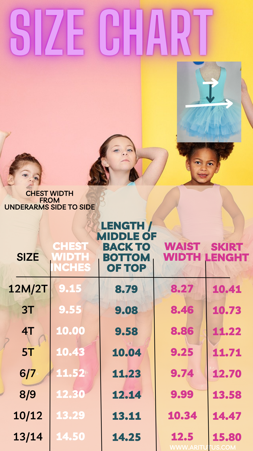 School print two piece bamboo tutu set (full top)