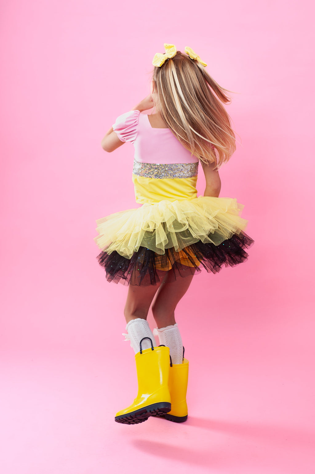 Pencil school two piece bamboo tutu set (full top)