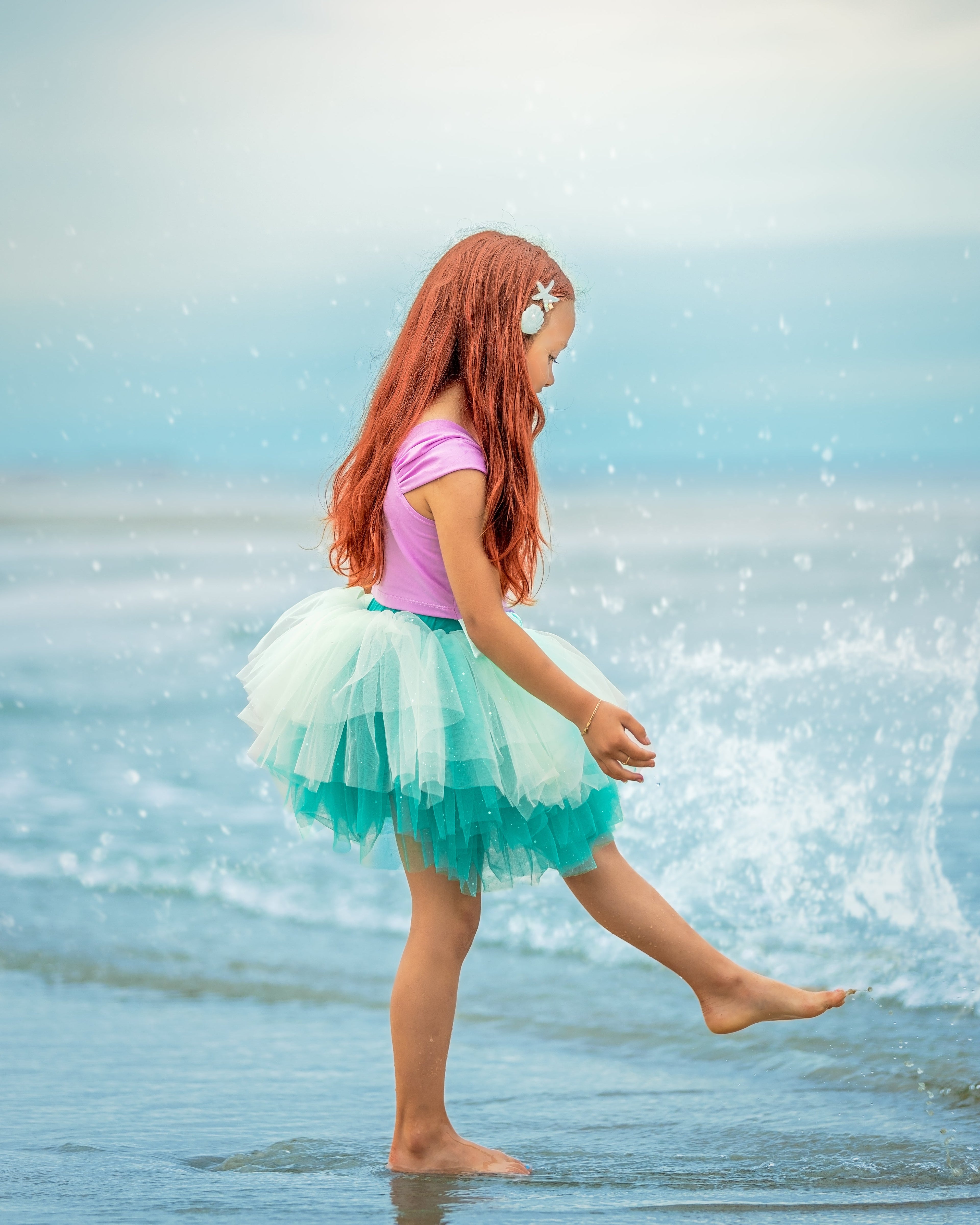 Ariel mermaid Bamboo tutu set
