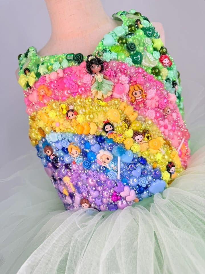 GEMMED TUTU LEOTARD (any theme)