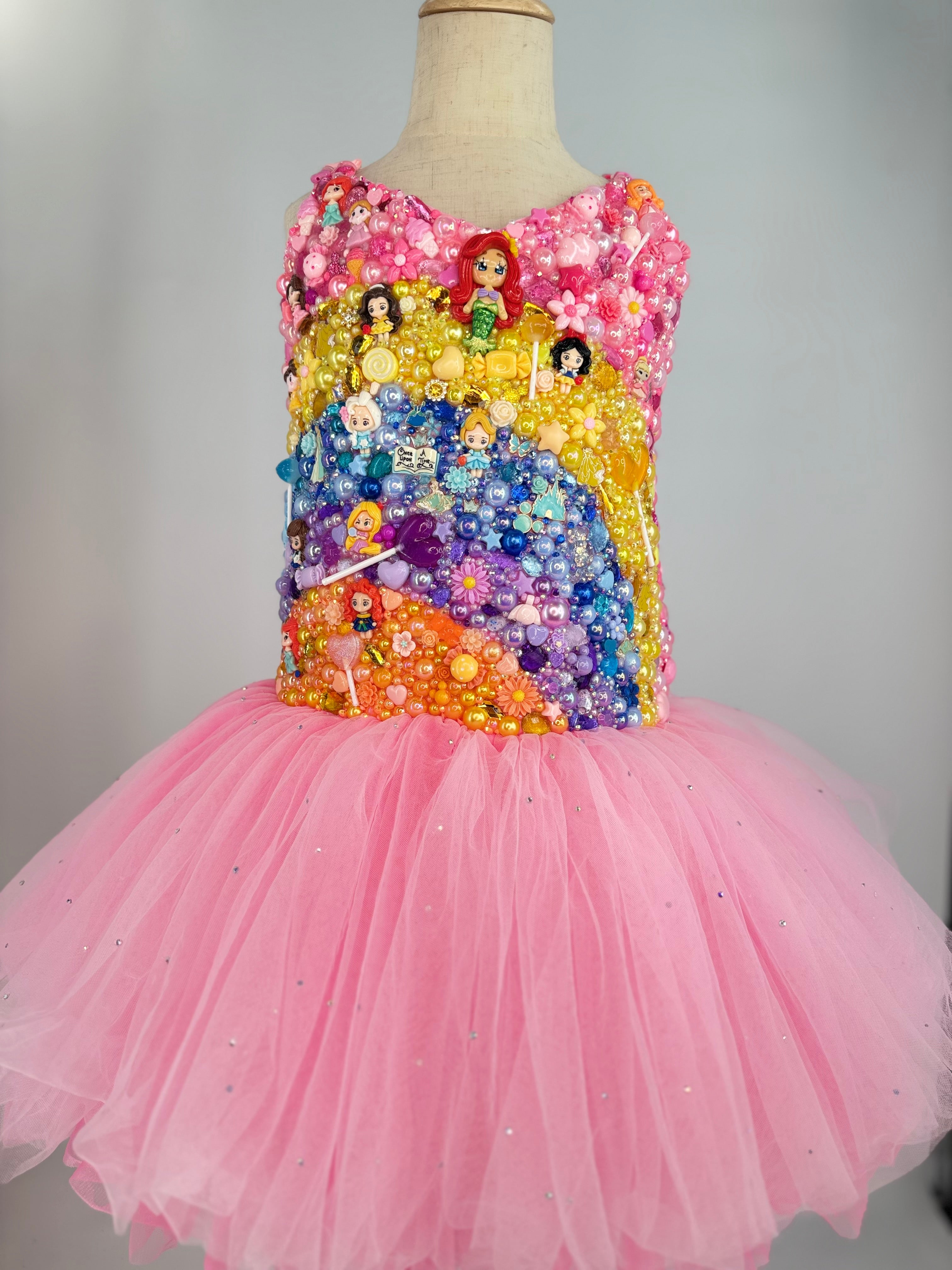 GEMMED TUTU LEOTARD (any theme)