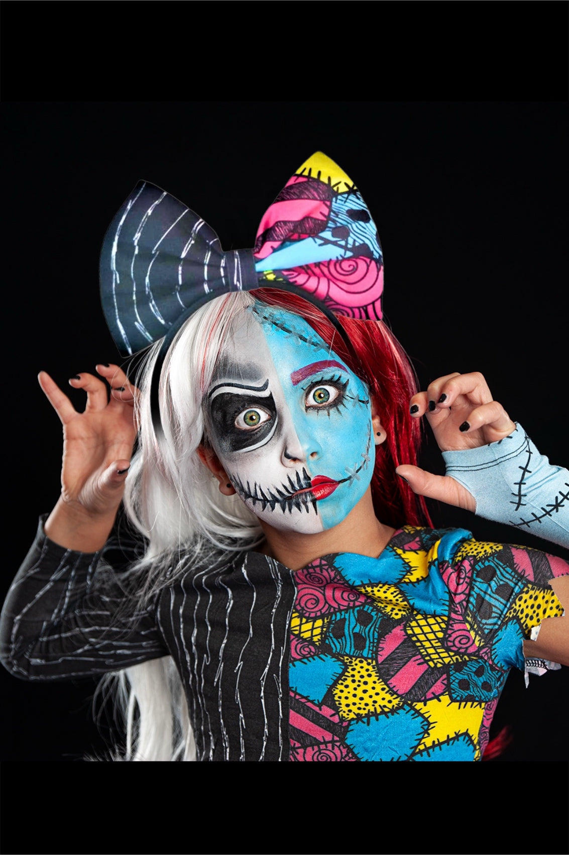 Jack and sally headband