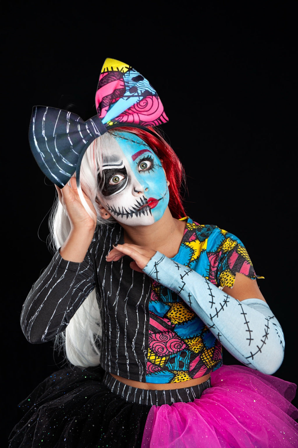 Jack and sally headband