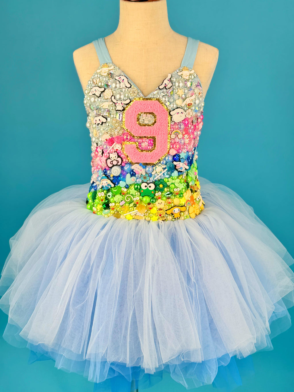 GEMMED TUTU LEOTARD (any theme)