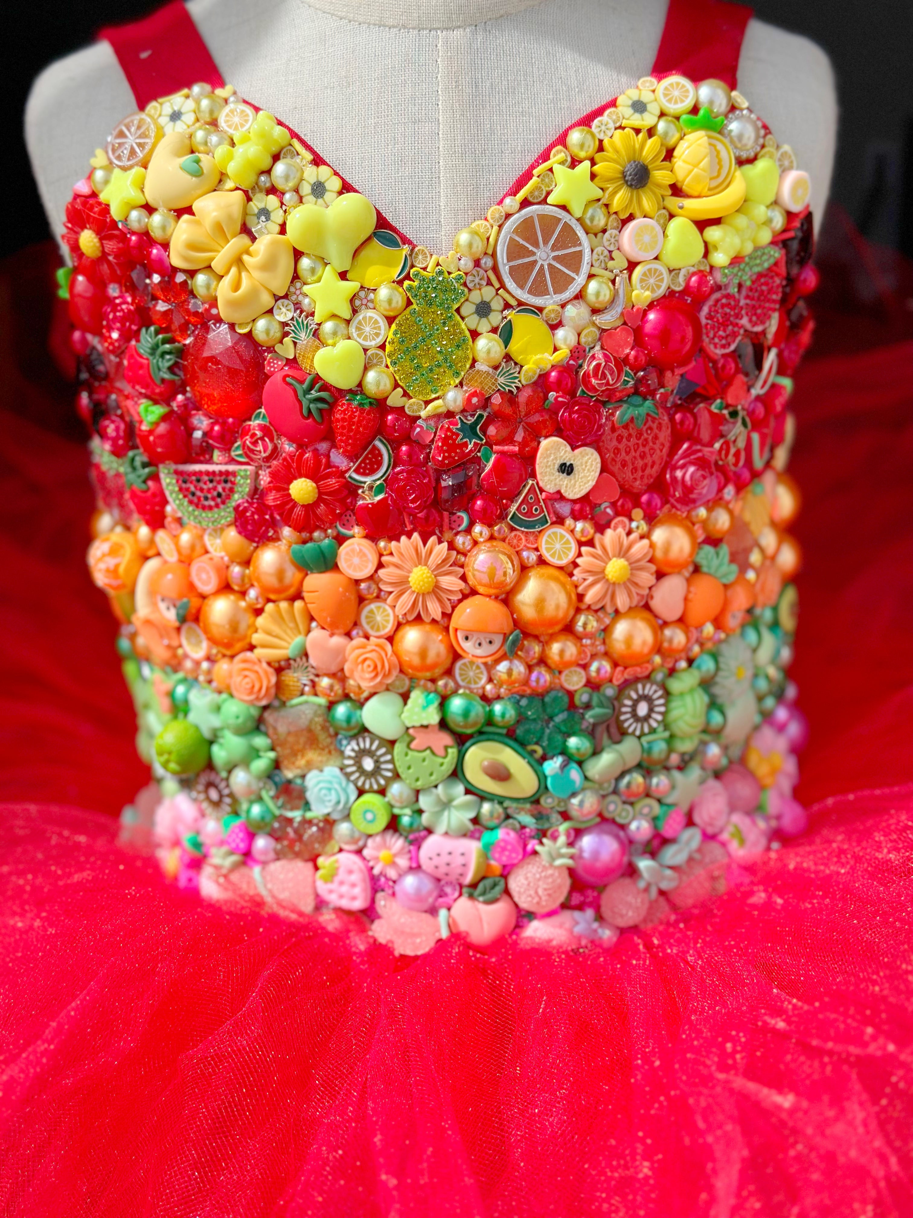 GEMMED TUTU LEOTARD (any theme)